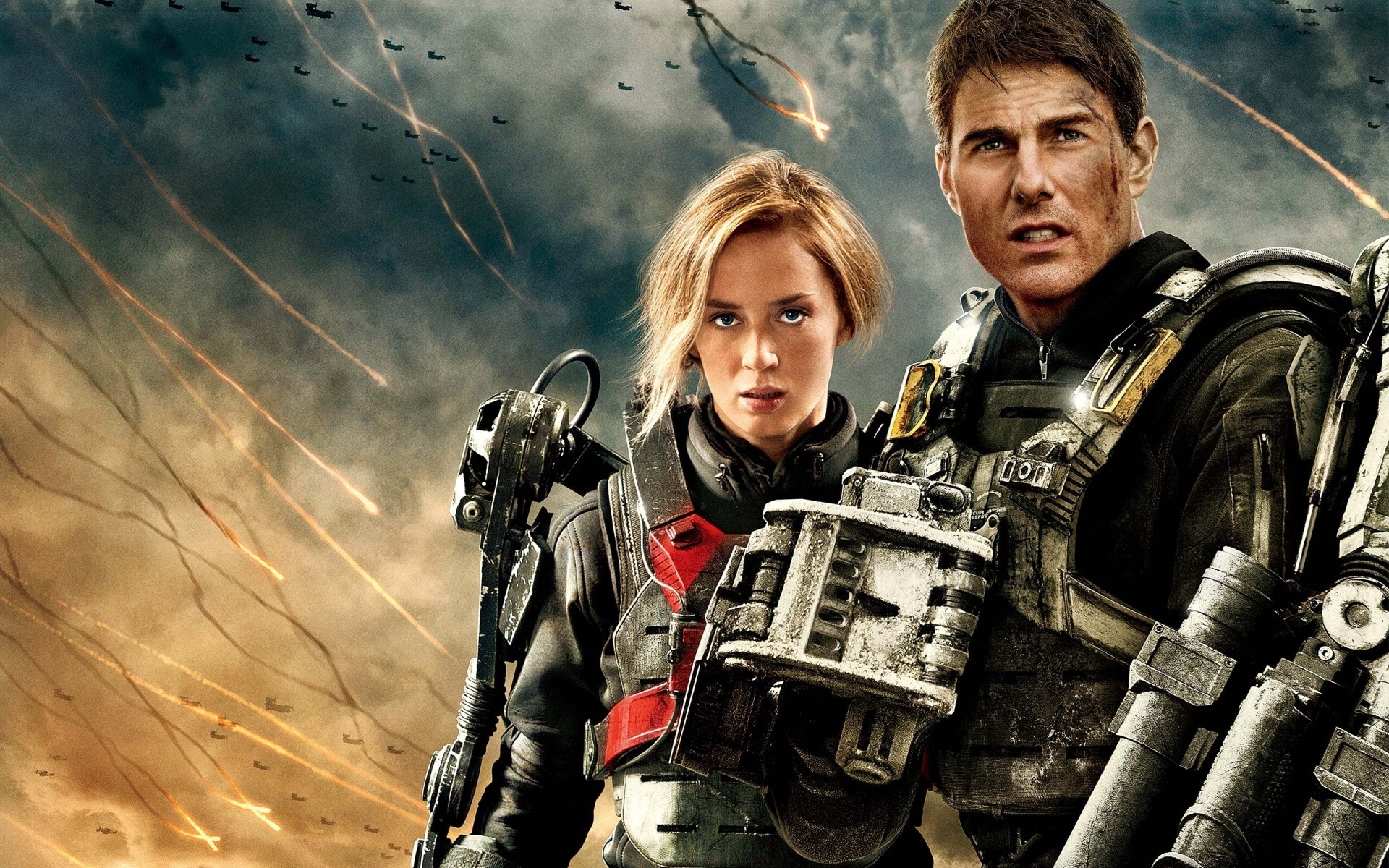 armas batalla acción vista emily blunt borde del futuro ficción tom cruise