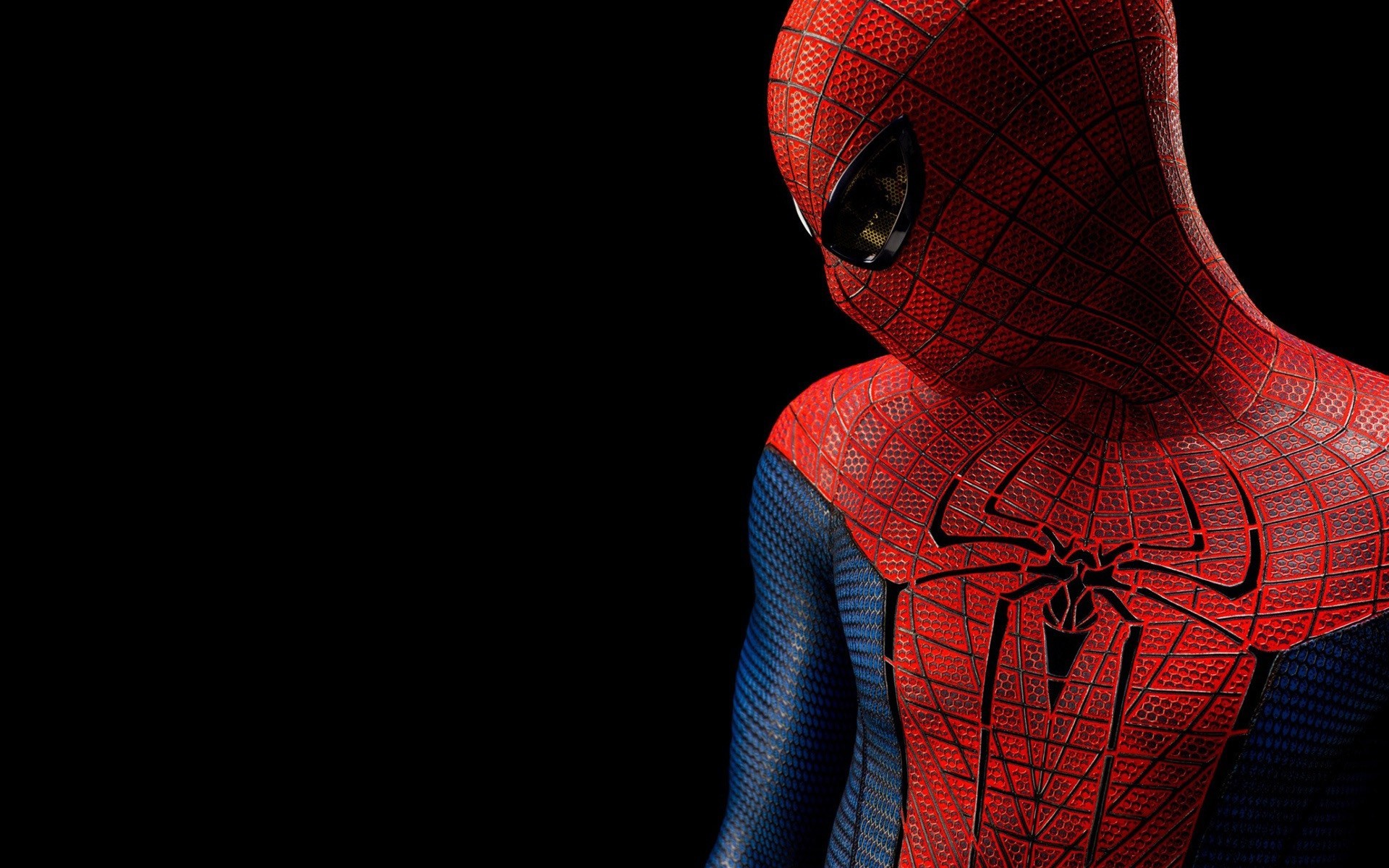 black background superheroes 3d graphics spiderman