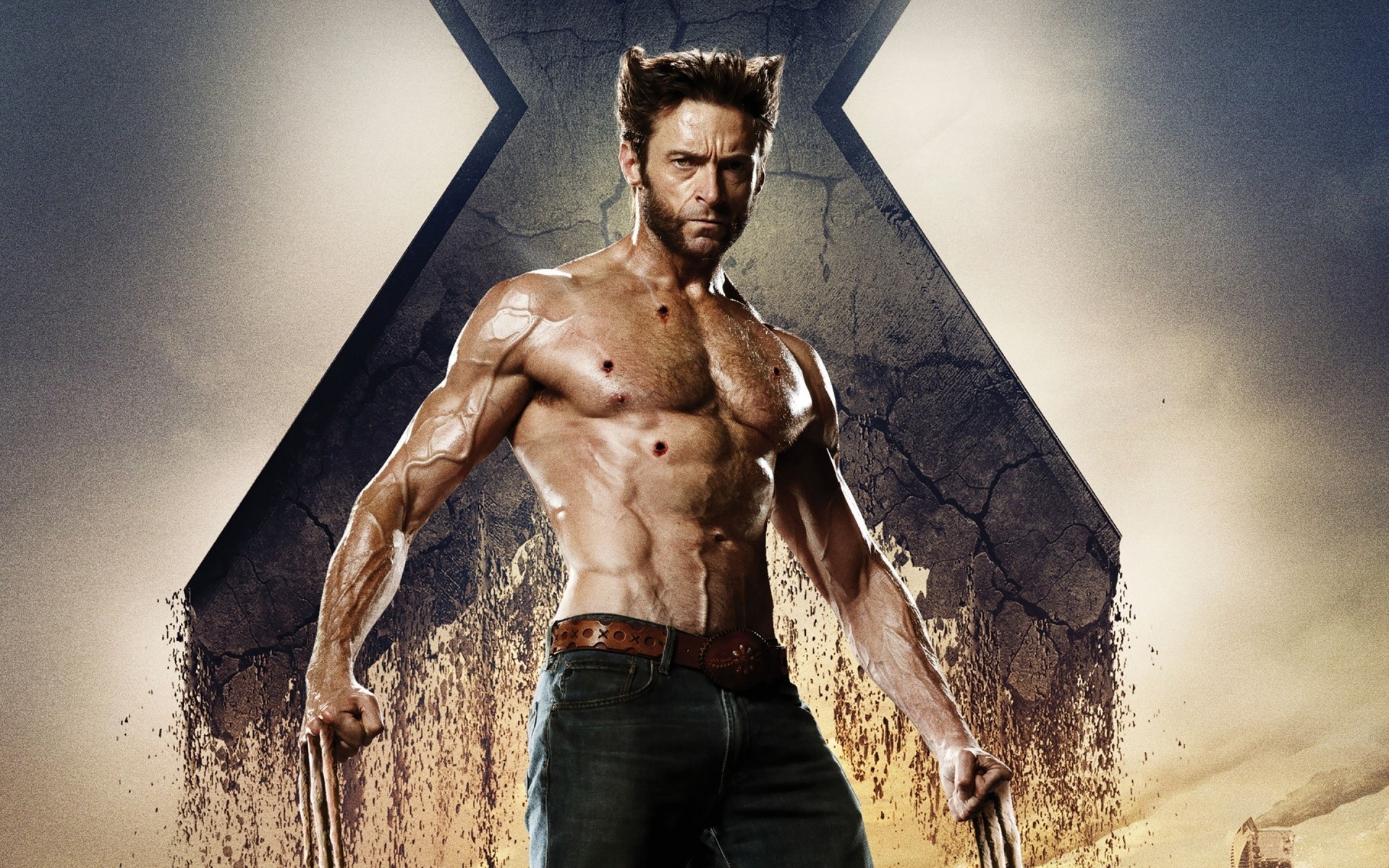 celebrità hugh jackman la vista wolverine x-men marvel supereroi giorni di un futuro passato attori