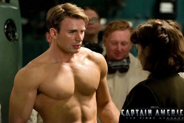 Captain America s naked torso