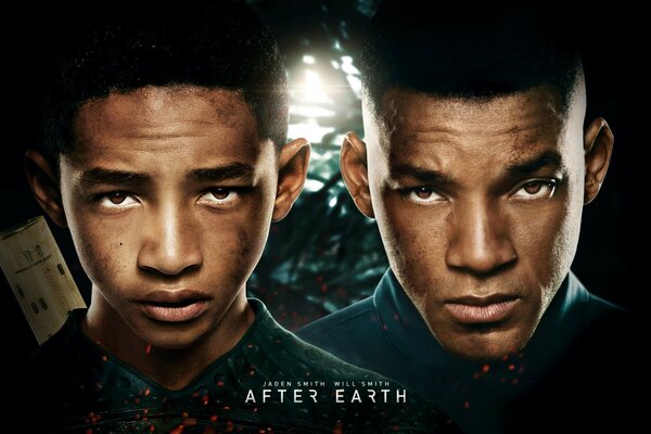 The poster of the film earth after