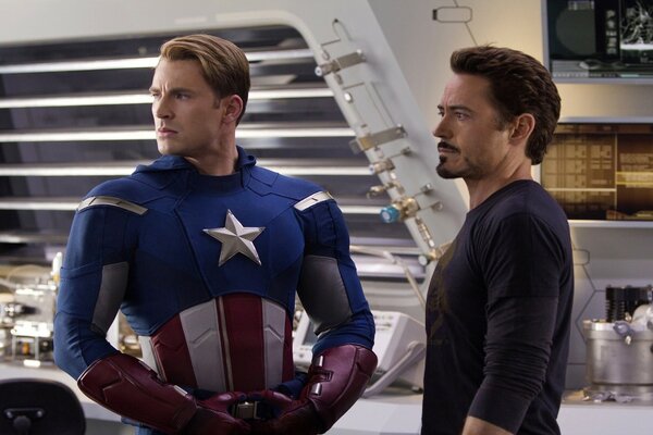 Captain America and Iron Man