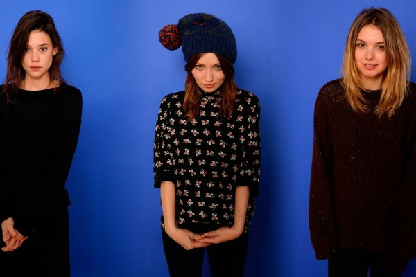 Emily Browning, Astrid Berges-Frisbee y Hannah Murray en el Festival de cine de Sundance