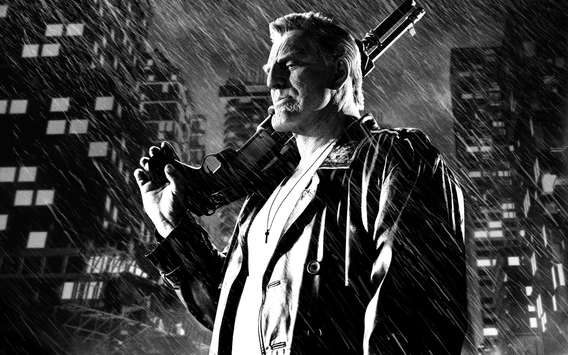 armas ciudad del pecado frank miller superhéroes lluvia mickey rourke