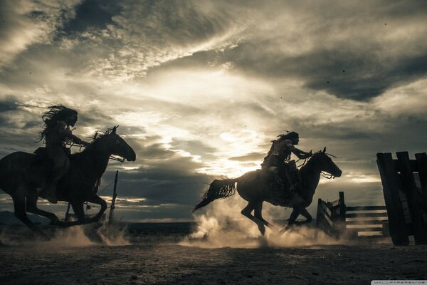 Episches Foto vom Drehort von ilma lone ranger