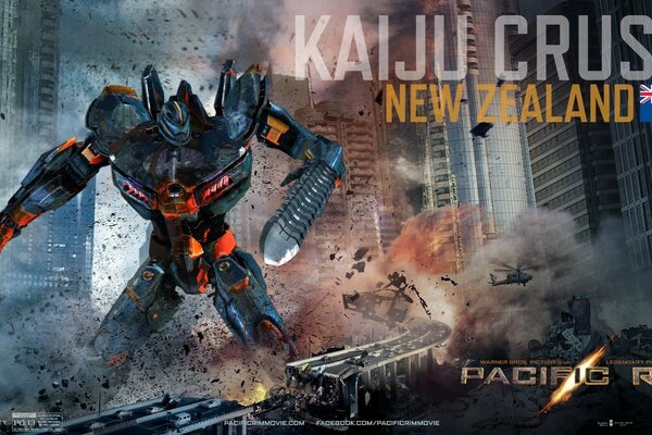 Schermata iniziale del film Pacific Rim