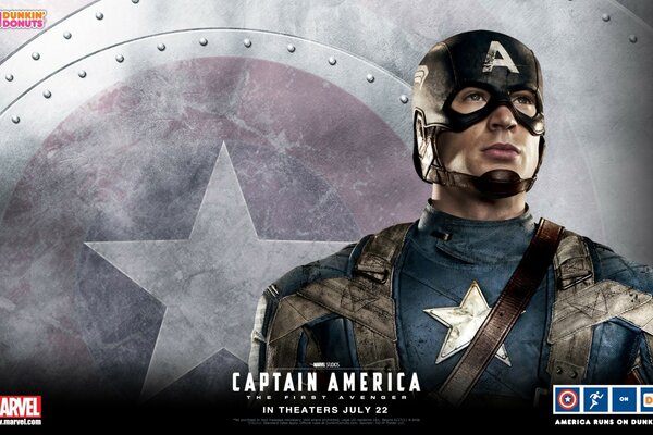 Captain America Superheld. Held von Captain America