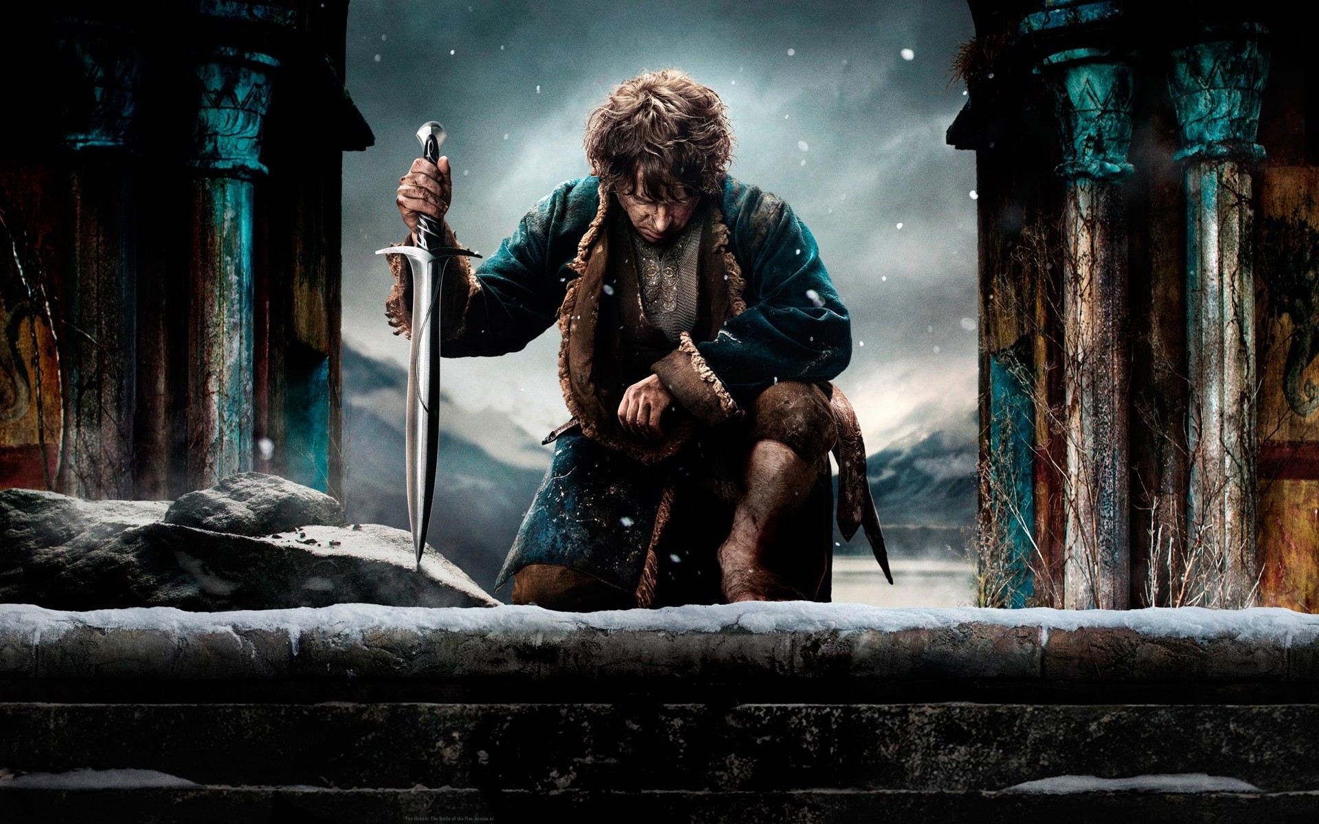 martin freeman peter jackson armi avventura neve hobbit fantasie attori bilbo baggins