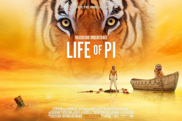 Poster for the film life of pi