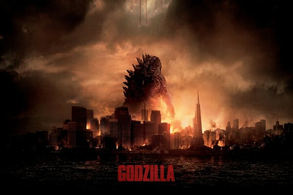 Una foto del film fantasy Godzila