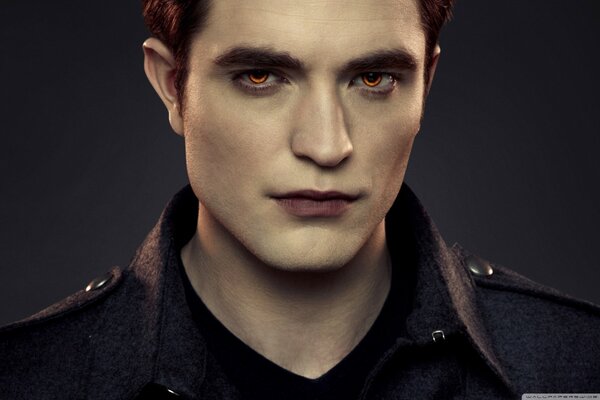 Portrait of Robert Pattinson as a vampire