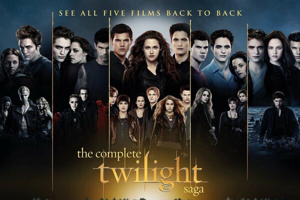 Poster per la grande saga d amore di Twilight