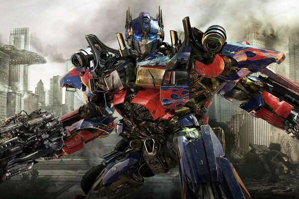 Optimus Prime gotowy do obrony