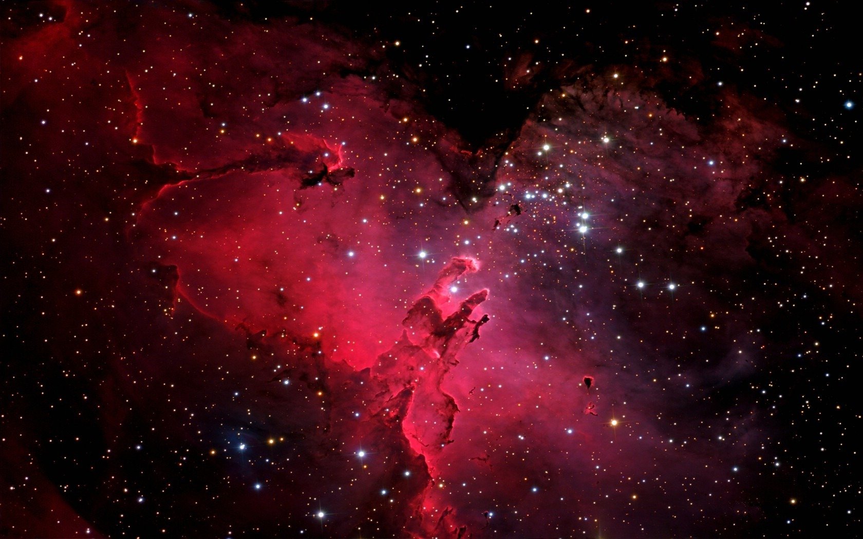 spazio nebulosa contorni