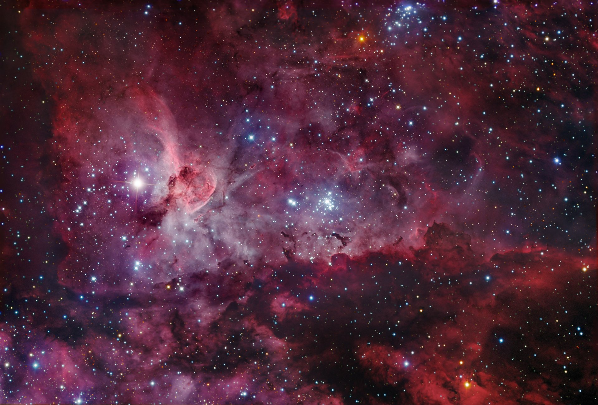 nebula kiel ngc 3372 star universe