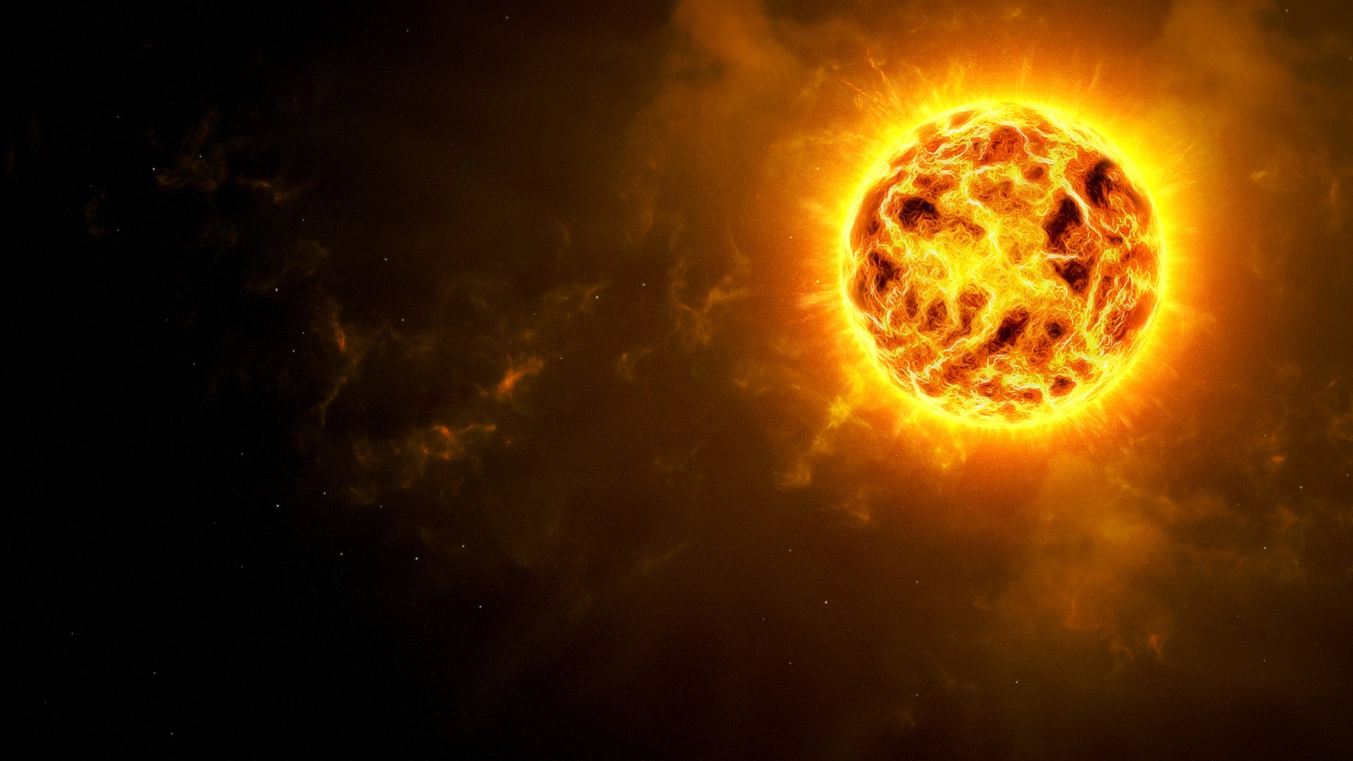 tar fire planet supernova