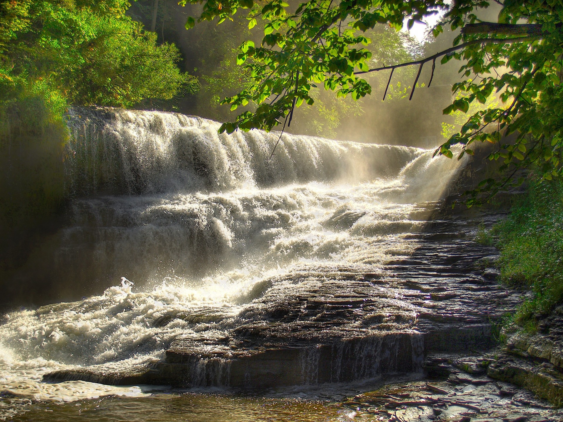 nueva york cascada río