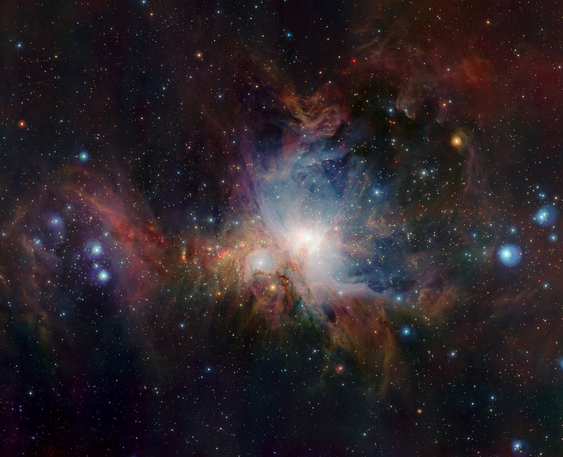 messier 42 nebulosa orión constelación estrellas