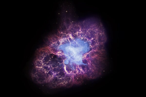 Cosmic Crab Nebula of Darkness