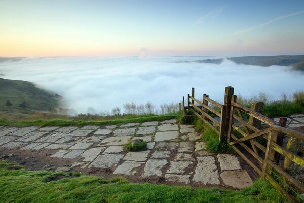 Vue aérienne des nuages