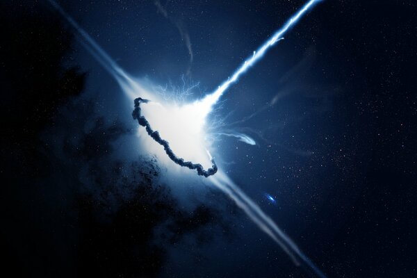 Explosion d énergie de Supernova dans la galaxie