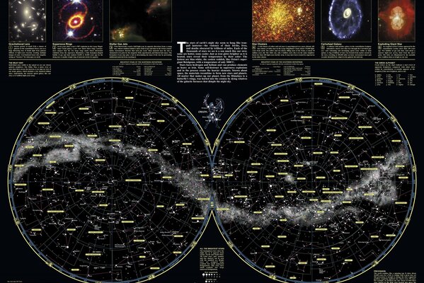 Nauka uchwyciła kosmos i stworzyła mapę konstelacji