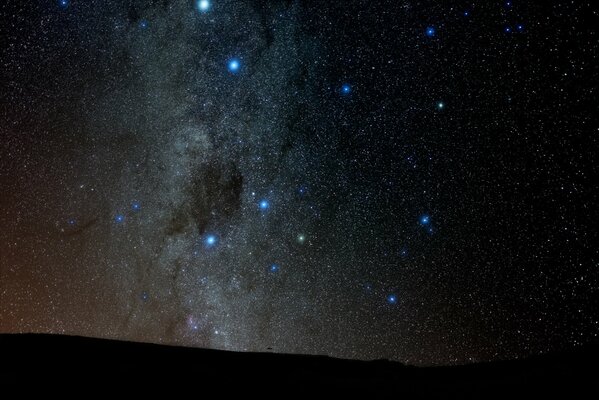 Via Lattea Croce del Sud, Alpha e Beta Centauri stelle