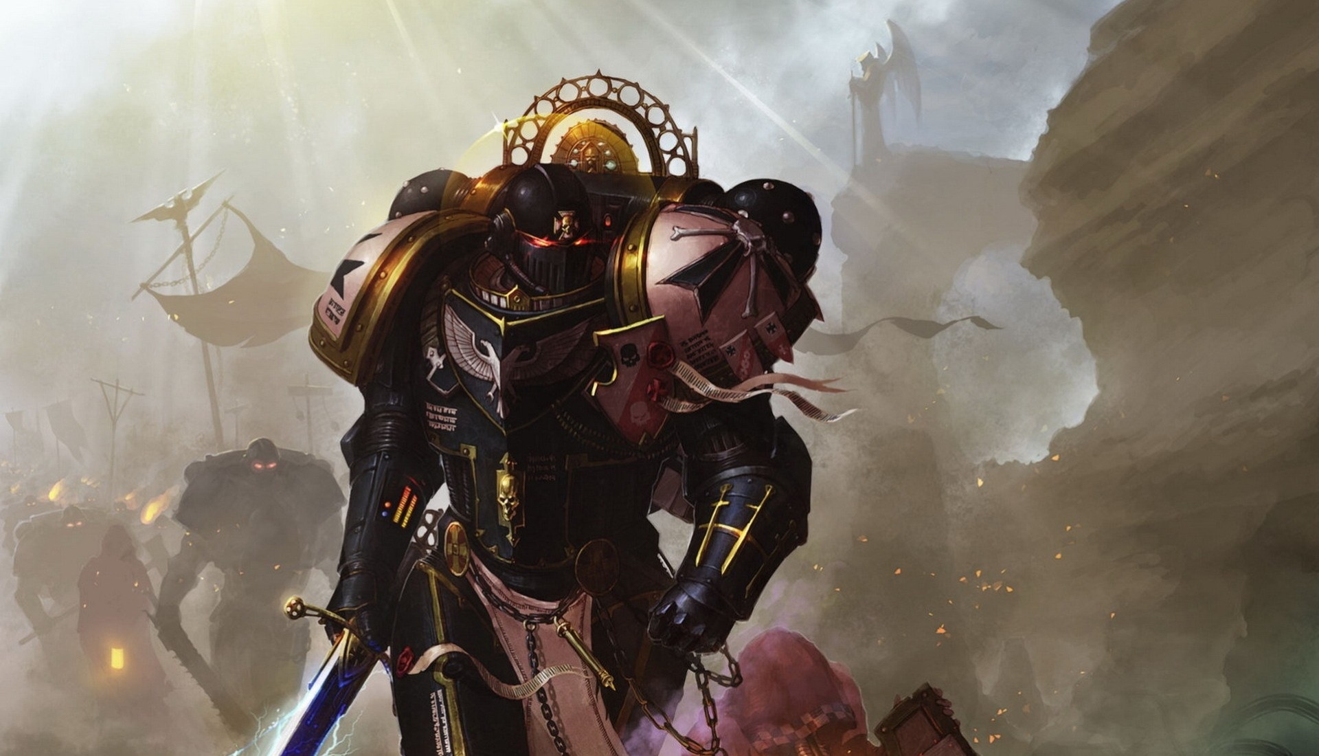 warhammer space marines warhammer 40k champion emperor black templar