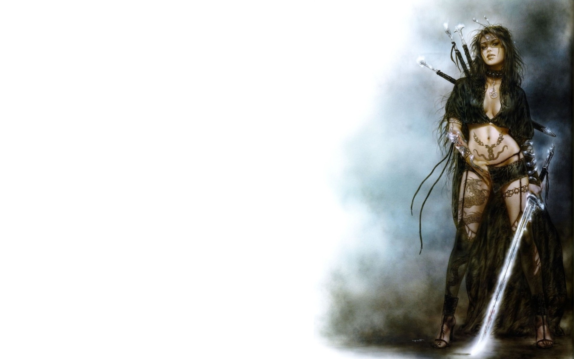 warrior luis royo sword girl