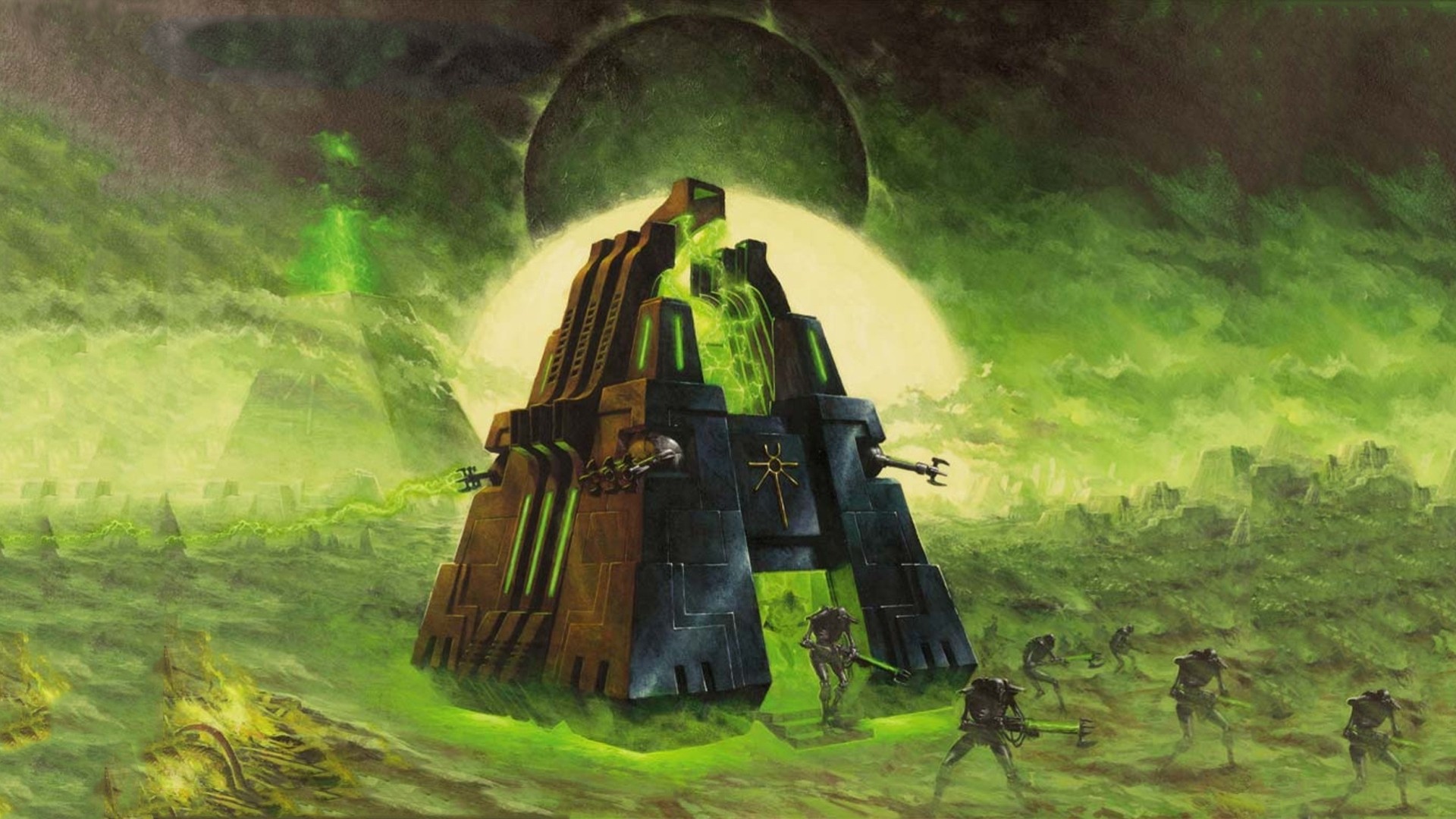 necrons monolith necrons warhammer 40k warrior