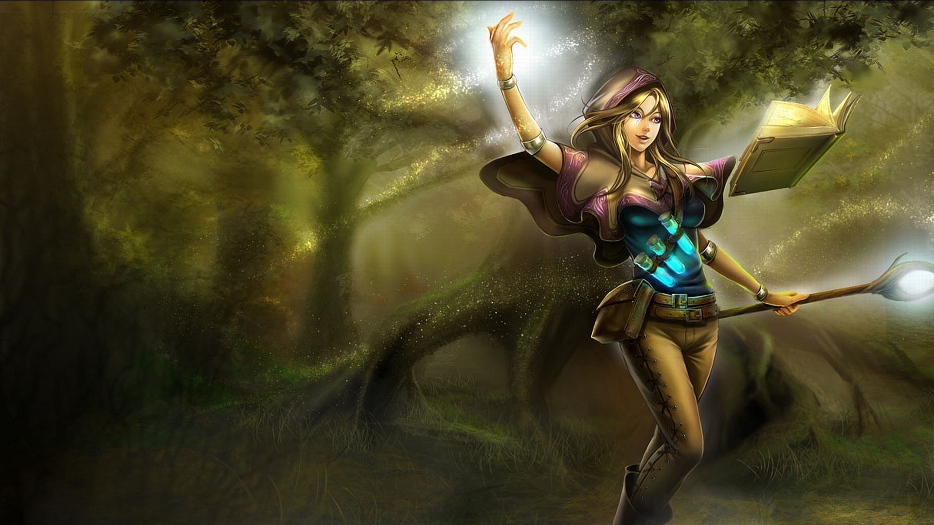 art league of legends book forest magic sorcere