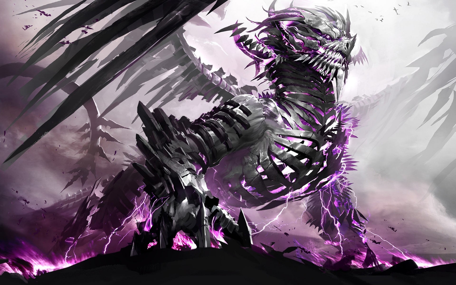 dragon skeleton monster dragon skeleton fantasy