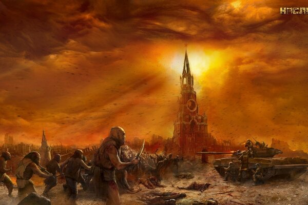 Post-apocalypse and devastation at the Moscow Kremlin