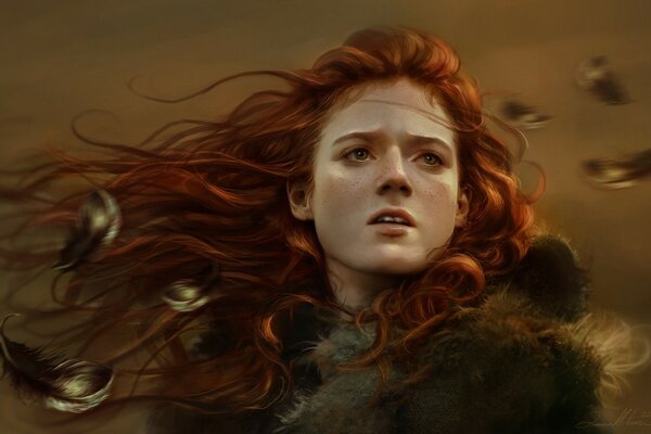 Photo de bureau Game of Thrones fille Rousse