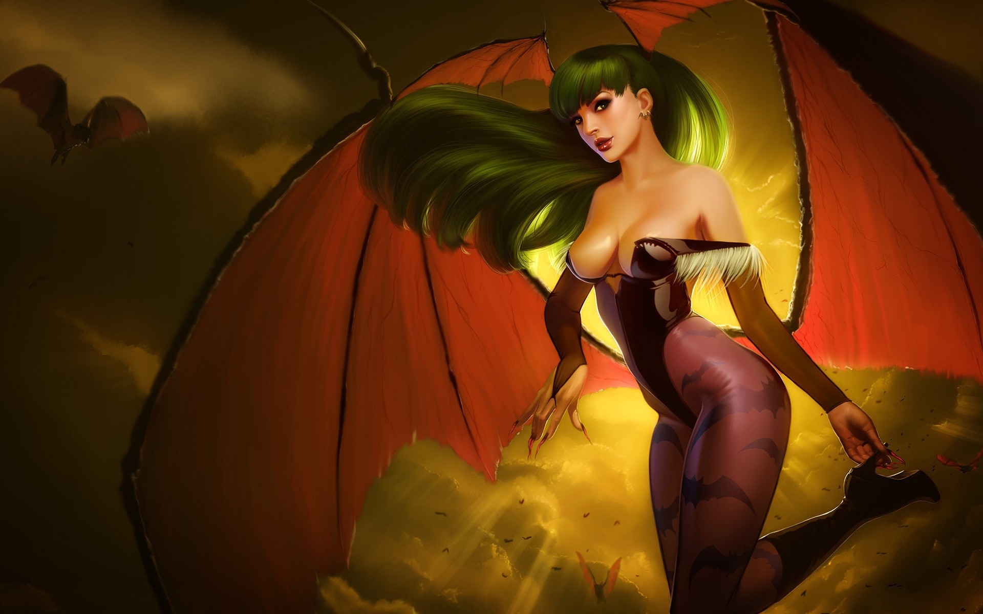 ailes fille morrigan