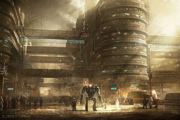 Roboty w mieście przyszłości