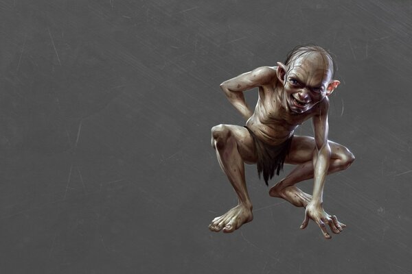 The Lord of the Rings naked gollum