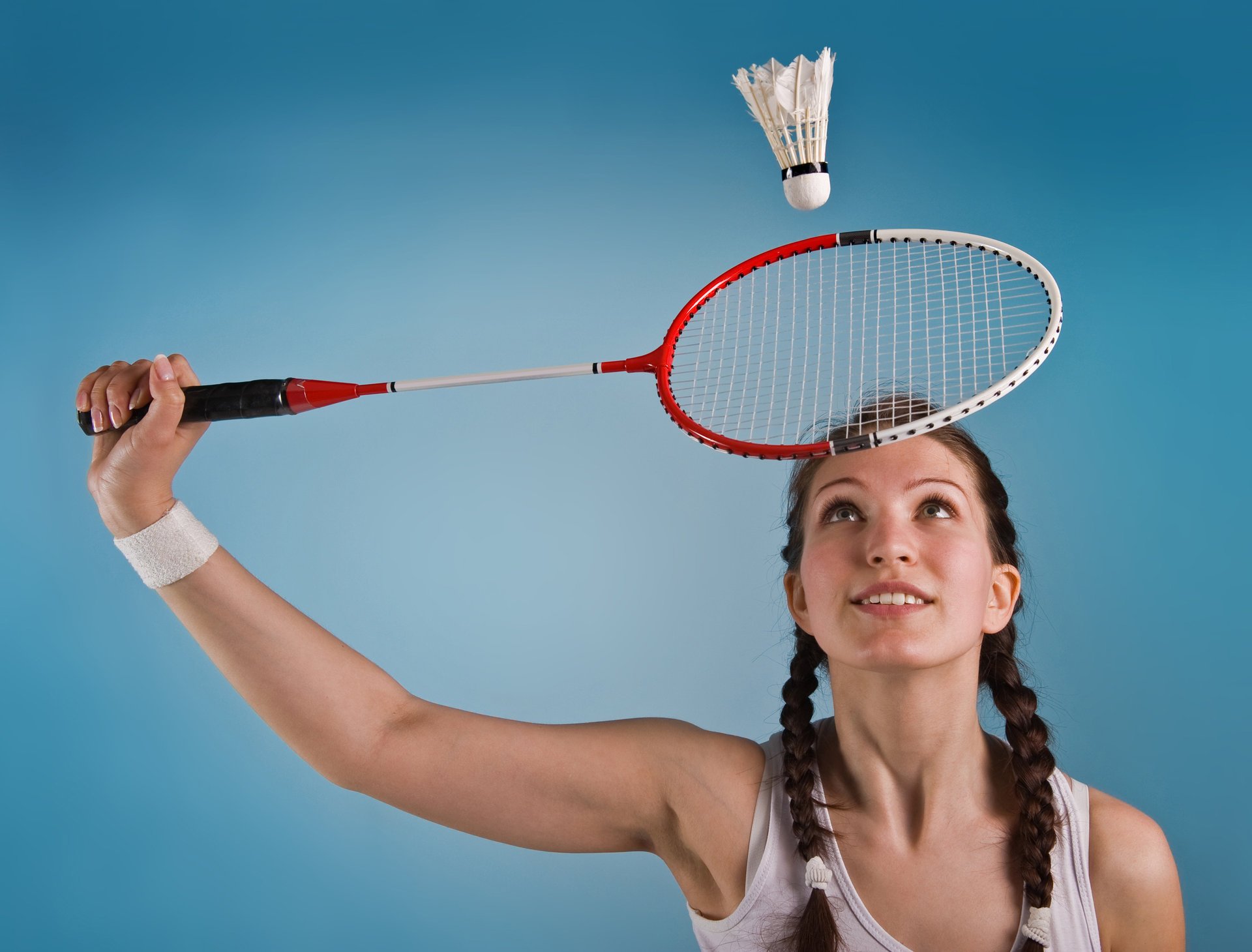 bádminton raqueta mujer