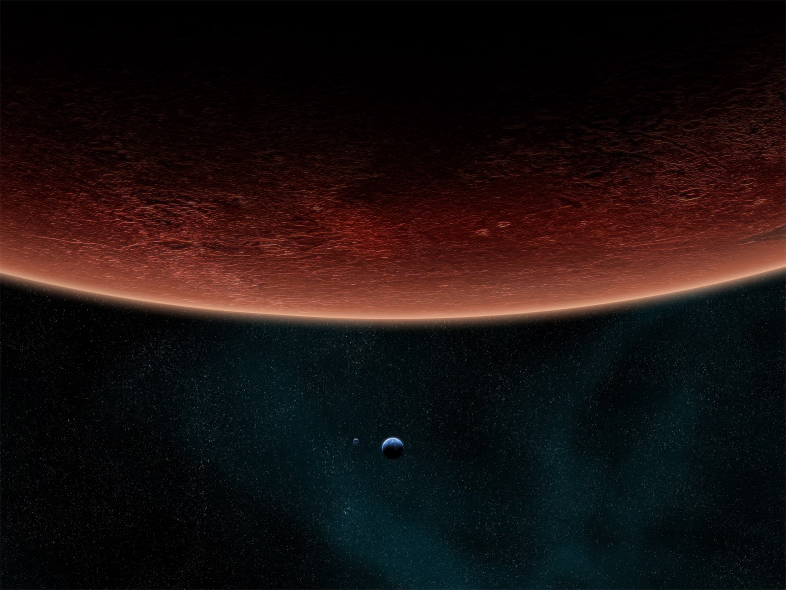 planeten sterne roter planet