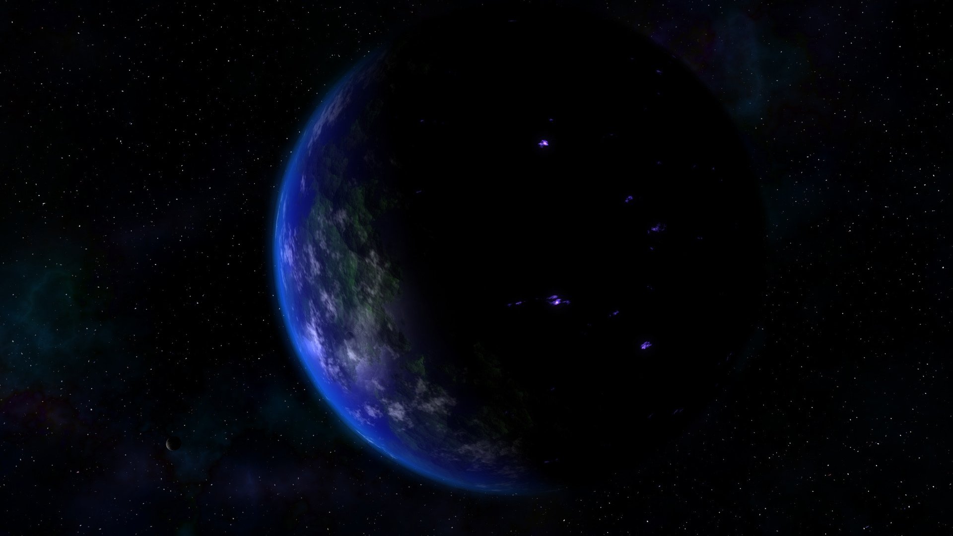 planet raum schwarz