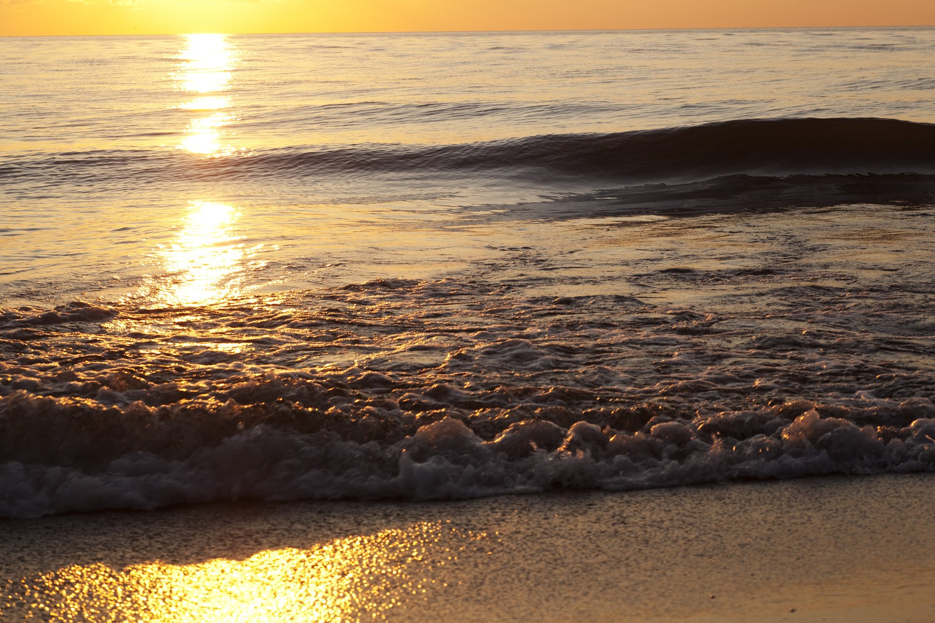 ea sand waves light shore beach wave shine water