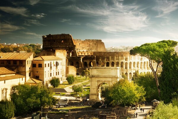 Antica architettura della città italiana