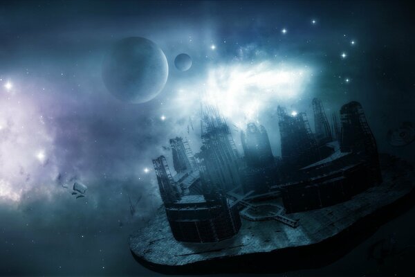 Incredible, dark cosmic city