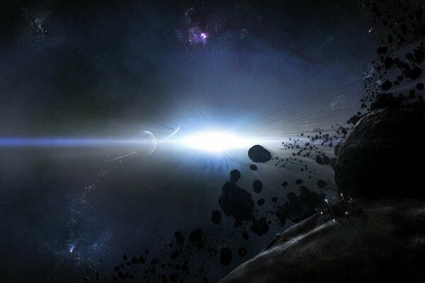 Asteroids are advancing on the galaxy