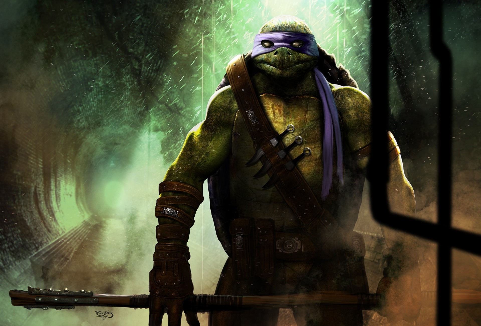 kunst donatello ninja turtles kanalisation raphael zauberstab