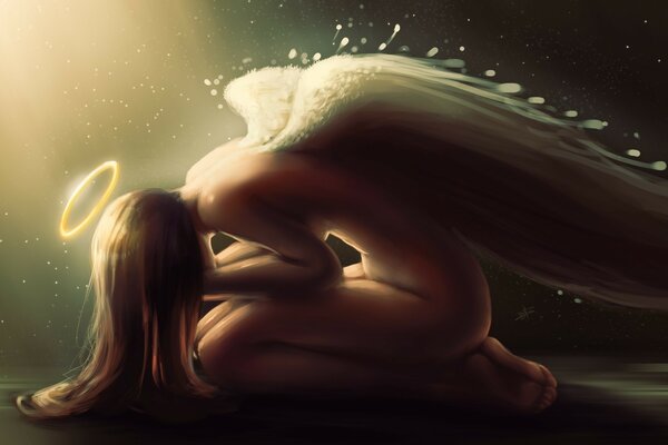 Девушка-ангел спустившаяся на землю в нашем веке