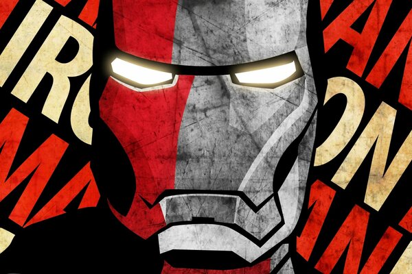 La roulette di Tony Stark con la maschera di Iron Man