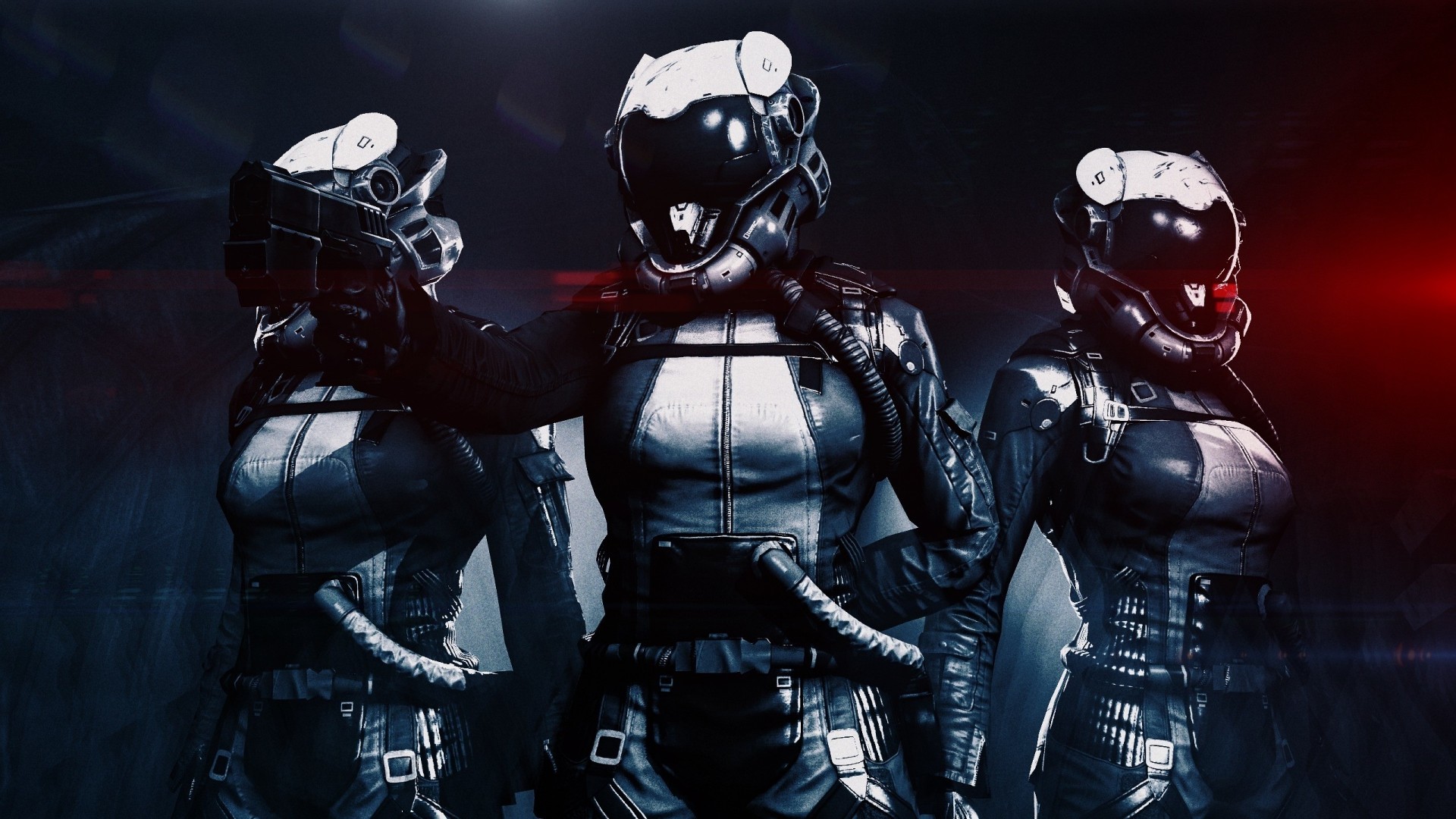 fille combinaison spatiale mass effect