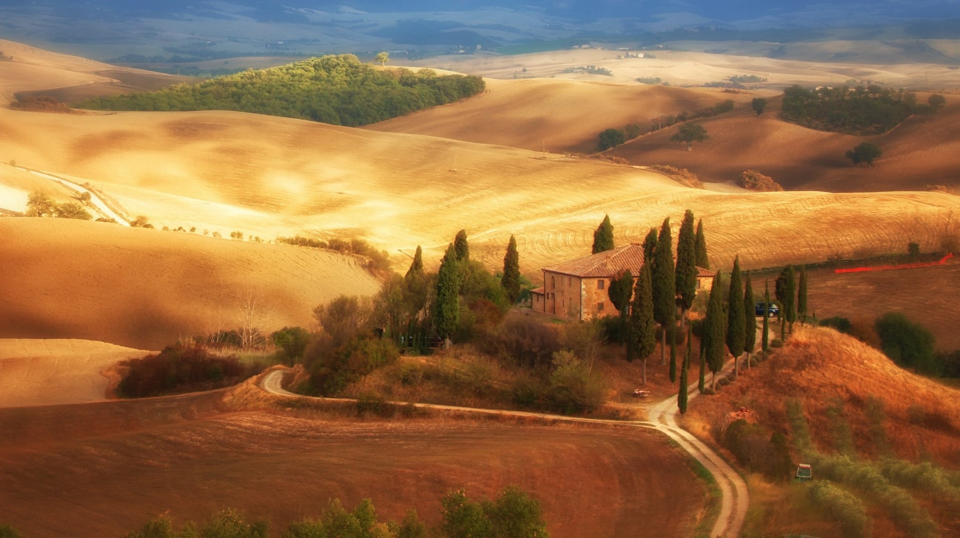 italia toscana alberi casa