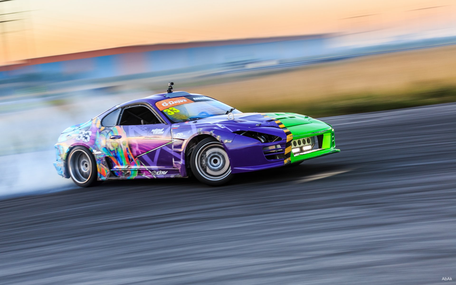 toyota supra drift poślizg samochód